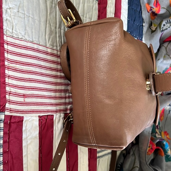 Coach Bantam Leather Backpack with Gold-Tone Details - Picture 2 of 7